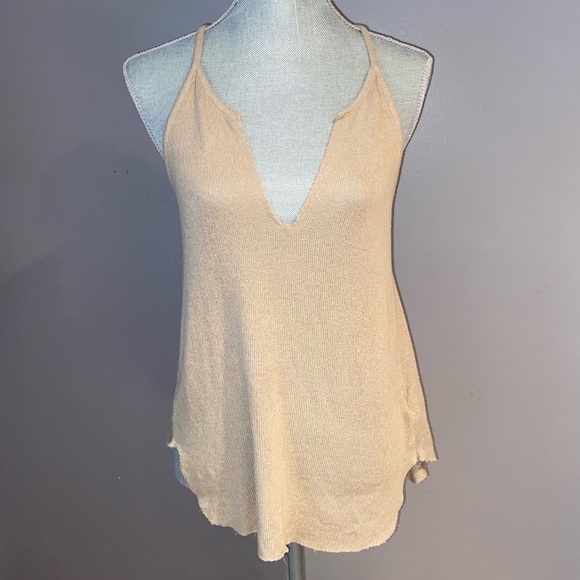 Women’s Urban Outfitters Tan Tank Top Medium - Picture 5 of 16